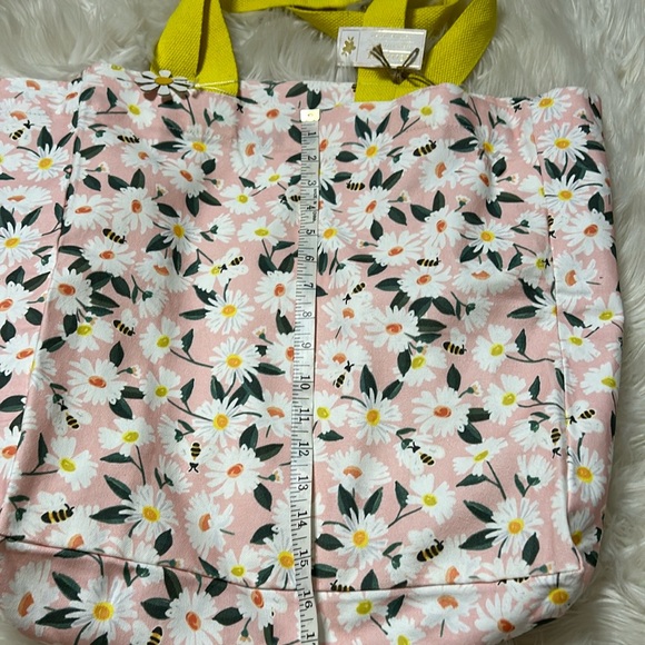 NWT, Bella lux diastolic & bee canvas tote bag - Picture 6 of 10